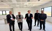 بازدید استاندار و فرماندار بوشهر از سردخانه ۸ هزار تنی ماهی و میگو در شهرستان بوشهر